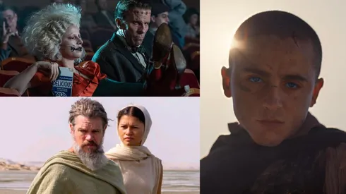 Jessie Buckley, Christian Bale // Zendaya, Matt Damon // Timothée Chalamet