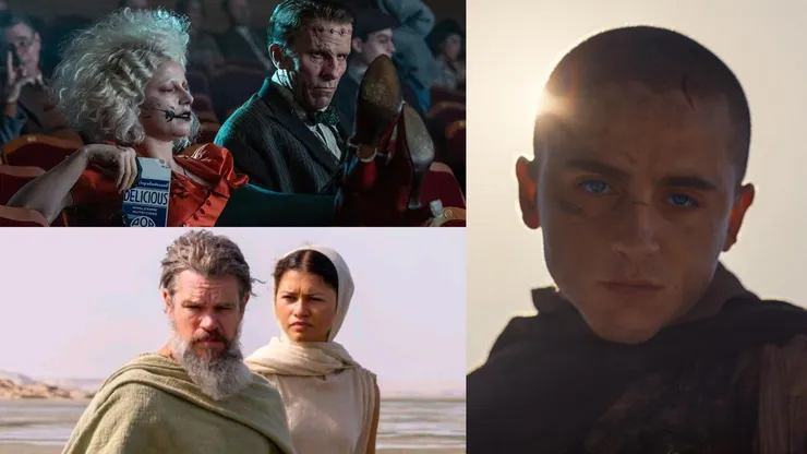 Jessie Buckley, Christian Bale // Zendaya, Matt Damon // Timothée Chalamet
