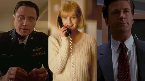 Cristopher Walken, Drew Barrymore and Alec Baldwin.