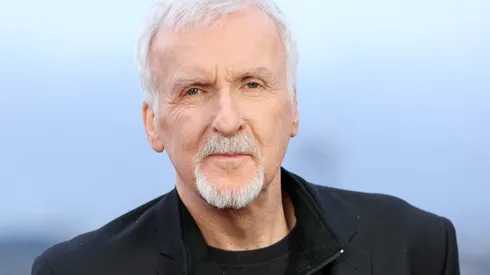 James Cameron attends the "Avatar: Fire And Ash" Photocall at Hotel Shangri-La.