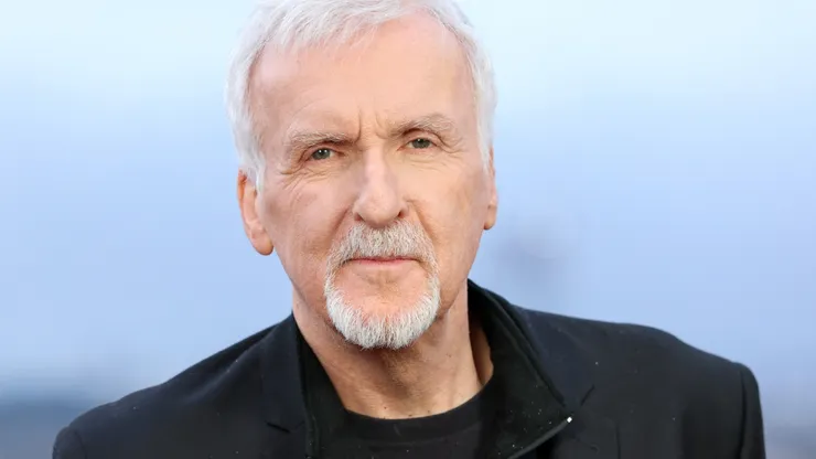 James Cameron attends the "Avatar: Fire And Ash" Photocall at Hotel Shangri-La.