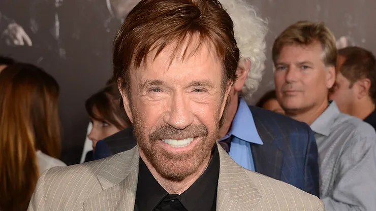 Actor Chuck Norris arrives at Lionsgate Films' 'The Expendables 2' premiere.