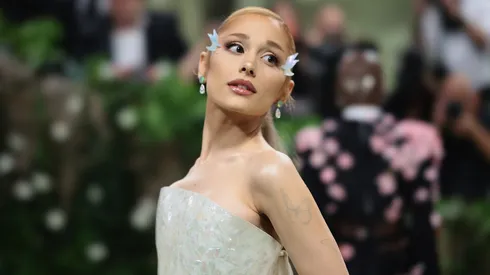 Ariana Grande attends The 2024 Met Gala Celebrating "Sleeping Beauties: Reawakening Fashion" at The Metropolitan Museum of Art.