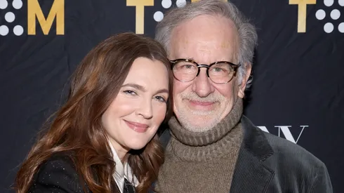 Drew Barrymore and Steven Spielberg attend the TCM Classic Film Festival: New York Pop-Up x 92NY.
