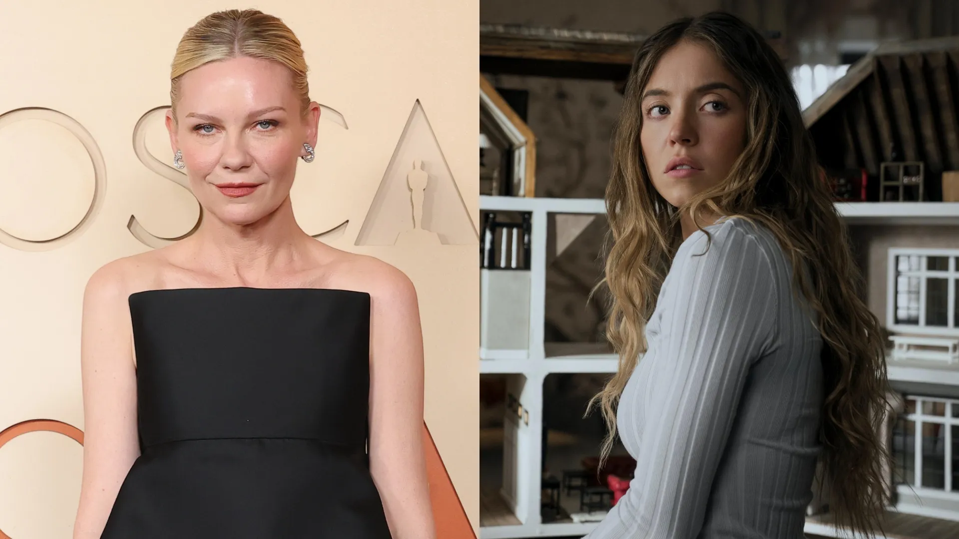 Kirsten Dunst and Sydney Sweeney (Source: Mike Coppola/Getty Images — IMDb)