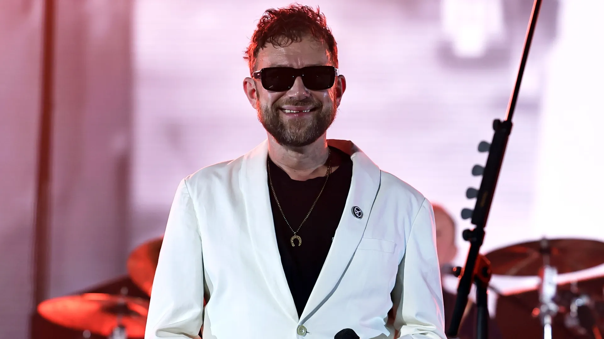 Damon Albarn of Blur performs at the Coachella Stage during the 2024 edition (Source: Theo Wargo/Getty Images for Coachella)