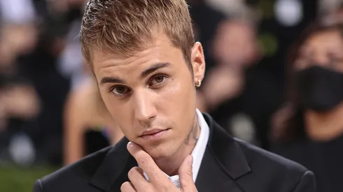 Justin Bieber attends The 2021 Met Gala Celebrating In America: A Lexicon Of Fashion at Metropolitan Museum of Art.