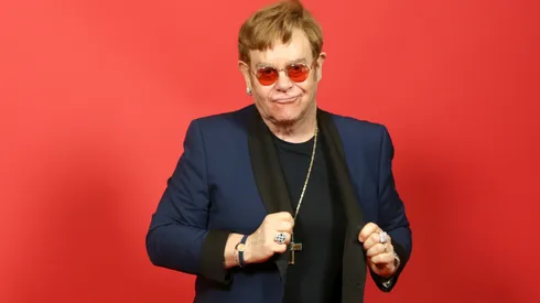 Honoree Elton John attends the 2021 iHeartRadio Music Awards at The Dolby Theatre in Los Angeles, California, which was broadcast live on FOX on May 27, 2021.