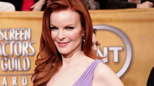 Actress Marcia Cross arrives at the 12th Annual Screen Actors Guild Awards held at the Shrine Auditorium on January 29, 2006 in Los Angeles, California.