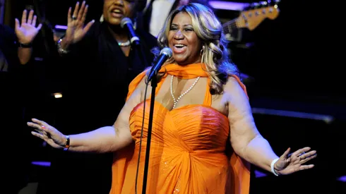 Aretha Franklin performs at the Nokia Theatre L.A. Live on July 25, 2012.