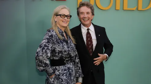 Martin Short and Meryl Streep attend the Season 4 premiere of Hulu's "Only Murders In The Building" in 2024.