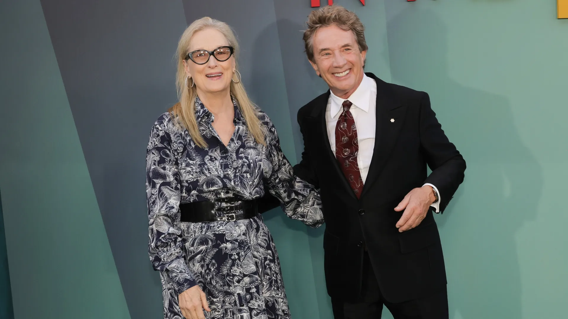 Martin Short and Meryl Streep attend the Season 4 premiere of Hulu’s “Only Murders In The Building” in 2024 (Source: Kevin Winter/Getty Images)