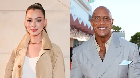 Anne Hathaway attends the Ralph Lauren Collection Fall 2025 - Dwayne Johnson attends "The Smashing Machine" red carpet during the 82nd Venice International Film Festival.