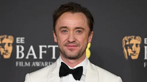 Tom Felton attends the 2025 EE BAFTA Film Awards at The Royal Festival Hall.