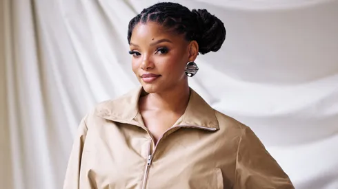 Halle Bailey during an interview and portrait session for "You, Me & Tuscany" in 2026.