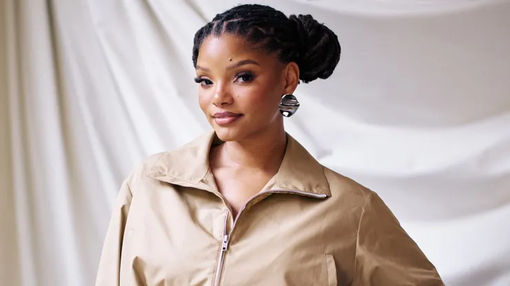 Halle Bailey during an interview and portrait session for "You, Me & Tuscany" in 2026.