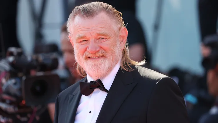 Brendan Gleeson attends "The Banshees Of Inisherin" red carpet at the 79th Venice International Film Festival on September 05, 2022 in Venice, Italy.