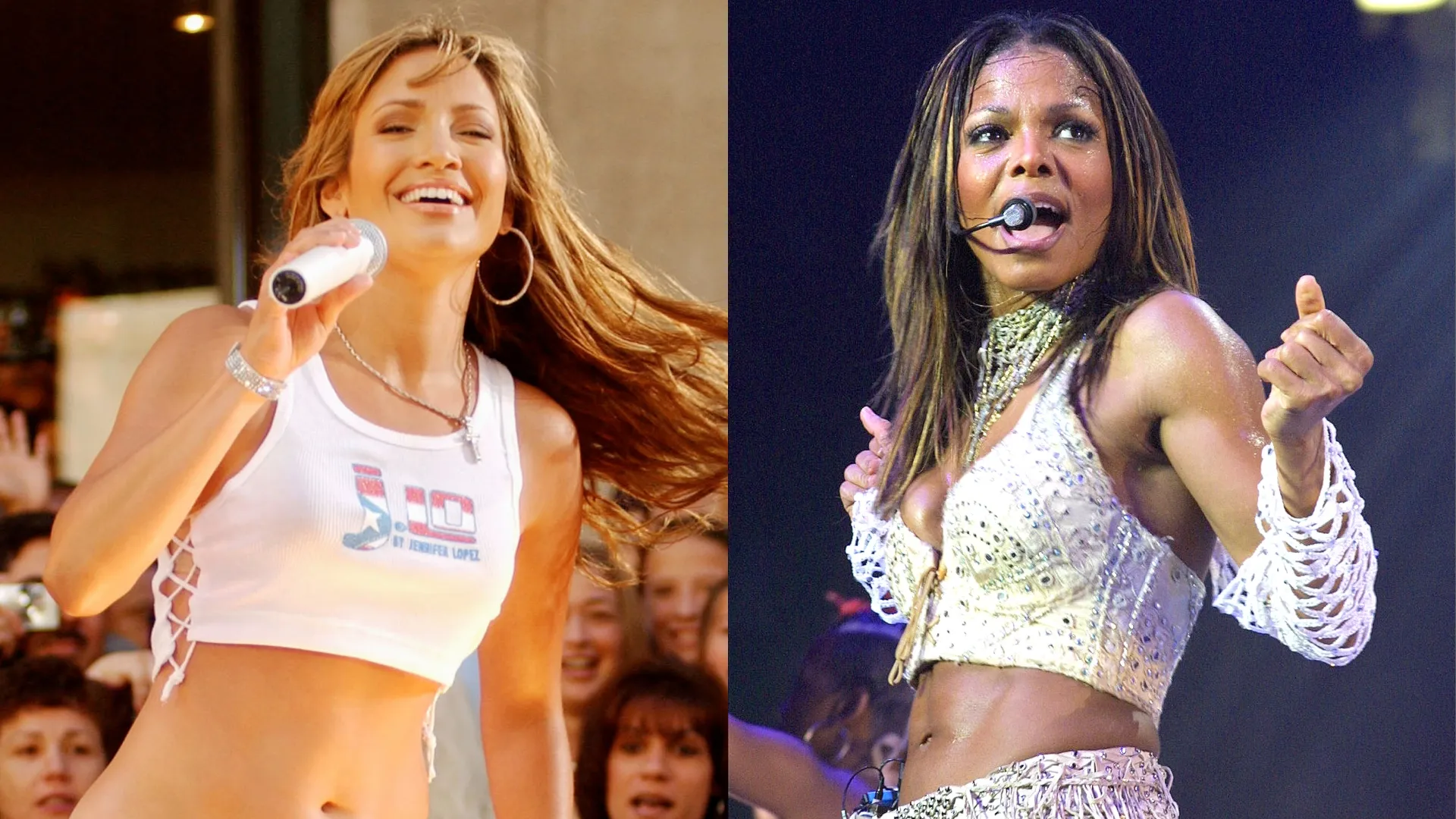 Jennifer Lopez and Janet Jackson (Source: Spencer Platt/Getty Images — George De Sota/Getty Images)
