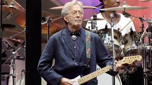 Eric Clapton performs onstage during Day 2 of Eric Clapton's Crossroads Guitar Festival in 2023.