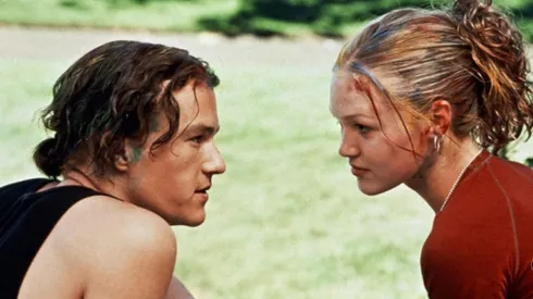 Heath Ledger and Julia Stiles in 10 Things I Hate About You