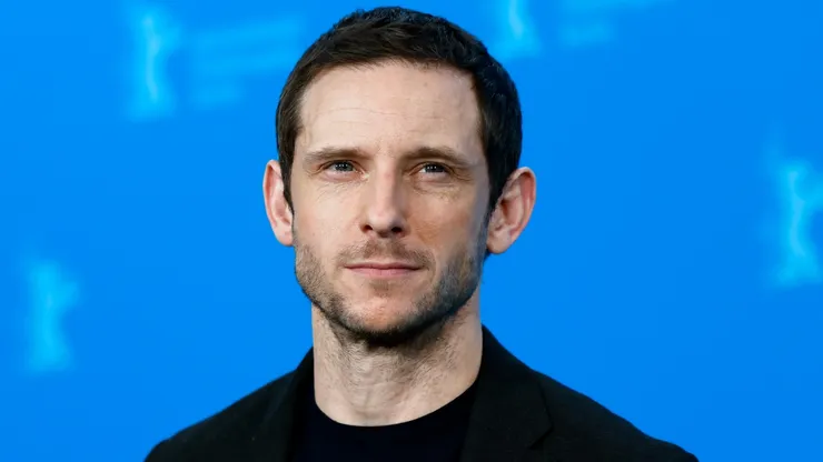 Jamie Bell poses at the "Rosebush Pruning" photocall during the 76th Berlinale International Film Festival Berlin.
