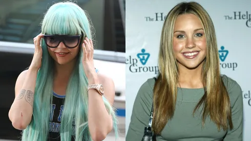 Amanda Bynes at Manhattan Criminal Court on July 9, 2013 and at The Help Group's Annual Spring Luncheon in 2004.