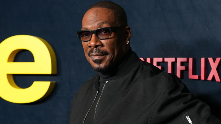 Eddie Murphy attends Netflix's "Being Eddie" premiere at Netflix Tudum Theater in 2025.
