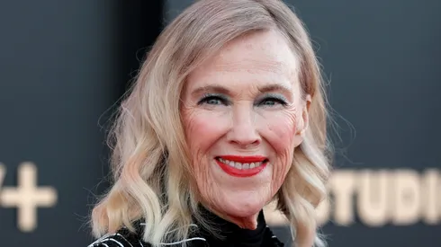 Catherine O'Hara attends the World Premiere of Apple TV+'s Series "The Studio" at Academy Museum of Motion Pictures.