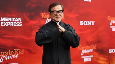 Jackie Chan attends the "Karate Kid: Legends" Premiere at SVA Theater on May 27, 2025 in New York City.