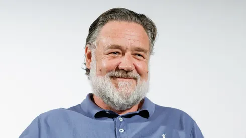 Russell Crowe speaks on stage at the ZFF Masters during the 21st Zurich Film Festival at Kino Corso on September 27, 2025 in Zurich, Switzerland.