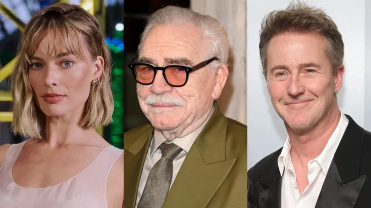 Margot Robbie, Brian Cox and Edward Norton in 2026.