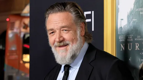 Russell Crowe attends the "Nuremberg" premiere during 2025 AFI FEST.