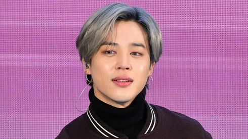 Jimin of the K-pop boy band BTS visits the "Today" Show at Rockefeller Plaza.