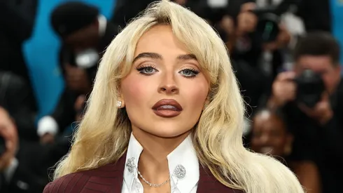 Sabrina Carpenter attends the 2025 Met Gala Celebrating "Superfine: Tailoring Black Style" at Metropolitan Museum of Art.