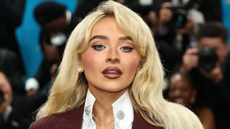Sabrina Carpenter attends the 2025 Met Gala Celebrating "Superfine: Tailoring Black Style" at Metropolitan Museum of Art.