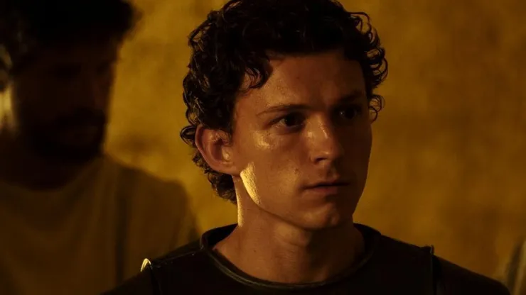 Tom Holland as Telemachus in The Odyssey.