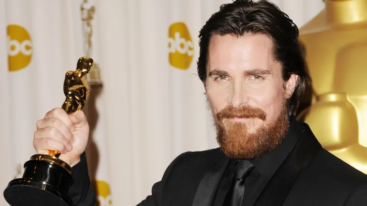 Actor Christian Bale, winner of the award for Best Actor in a Supporting Role for 'The Fighter', poses in the press room during the 83rd Annual Academy Awards.
