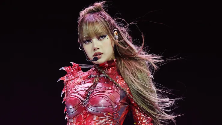 Lisa performs at Sahara Tent during the 2025 Coachella Valley Music and Arts Festival.