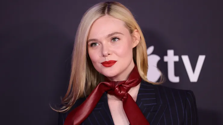 Elle Fanning attends Apple's "Margo's Got Money Troubles" premiere at Regal Union Square on April 08, 2026.