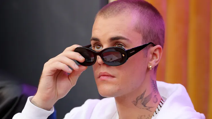 Singer Justin Bieber on February 13, 2022 in Inglewood, California.