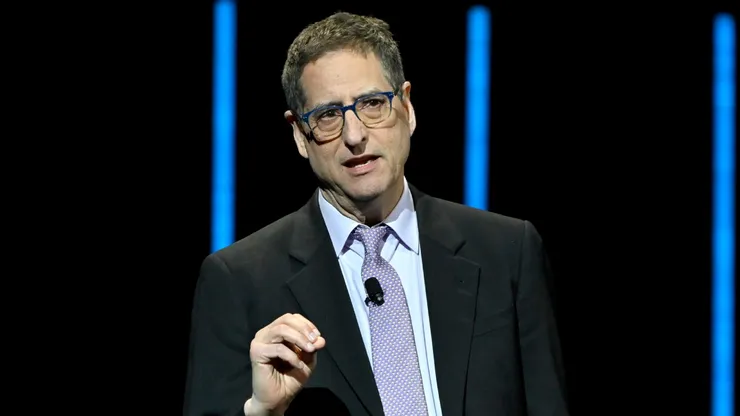 Tom Rothman, Chairman & CEO, Sony Pictures' Motion Picture Group, speaks onstage during CinemaCon 2026.