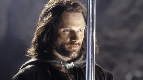 Viggo Mortensen as Aragorn in The Lord of the Rings: The Return of the King.