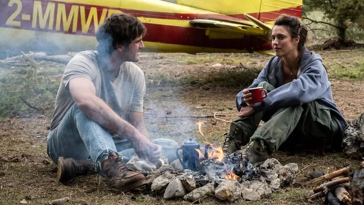 Margaret Qualley and Jacob Elordi in The Dog Stars