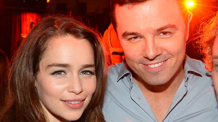 Emilia Clarke and Seth MacFarlane.