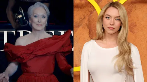 Meryl Streep ad Miranda Presley in The Devil Wears Prada 2 — Sydney Sweeney attends the Los Angeles Premiere of HBO's "Euphoria" Season 3.
