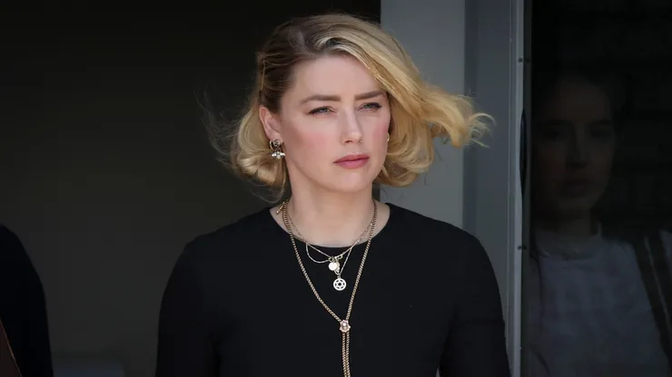 Actress Amber Heard departs the Fairfax County Courthouse on June 1, 2022 in Fairfax, Virginia. The jury in the Depp vs. Heard case awarded actor Johnny Depp $15 million in his defamation case against Heard.