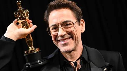In this handout photo provided by A.M.P.A.S., Robert Downey Jr. is seen backstage during the 96th Annual Academy Awards at Dolby Theatre.