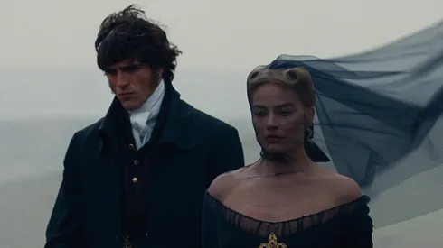 Jacob Elordi and Margot Robbie.