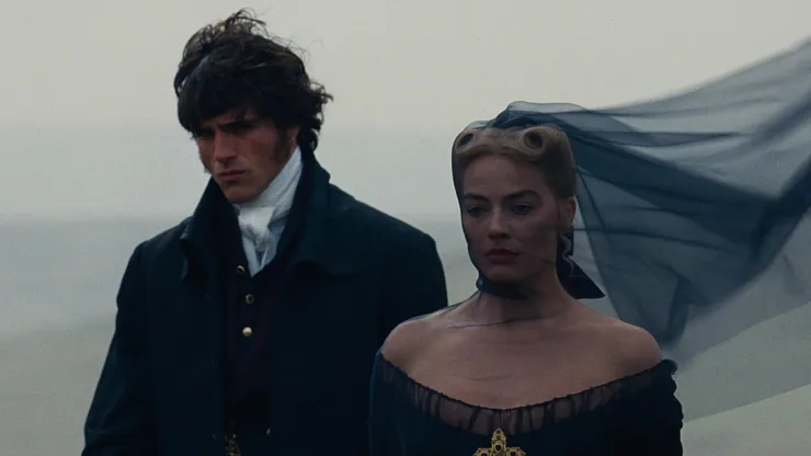 Jacob Elordi and Margot Robbie.