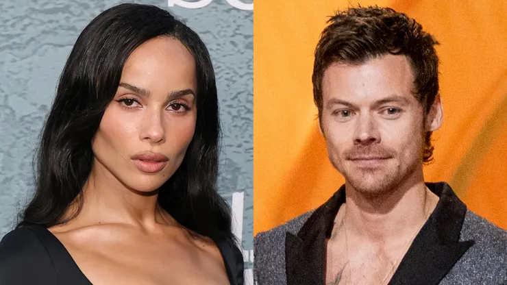 Zoë Kravitz (Photo by Dia Dipasupil/Getty Images) // Harry Styles (Photo by Emma McIntyre/Getty Images for The Recording Academy)